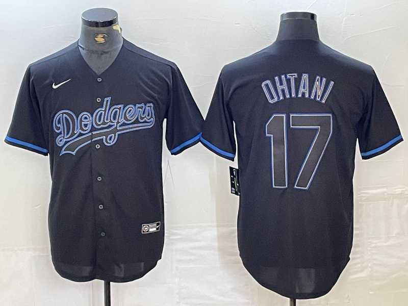 Mens Los Angeles Dodgers #17 Joe Kelly Lights Out Black Fashion Stitched Cool Base Nike Jersey